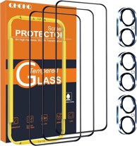 NIKCORP Zaštitno staklo 9H+ (3 kom) s zaštitom kamere za Apple iPhone 16, 6,1"